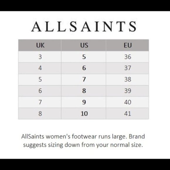 Allsaints tan leather high heels  open toe size 37 - Picture 15 of 15